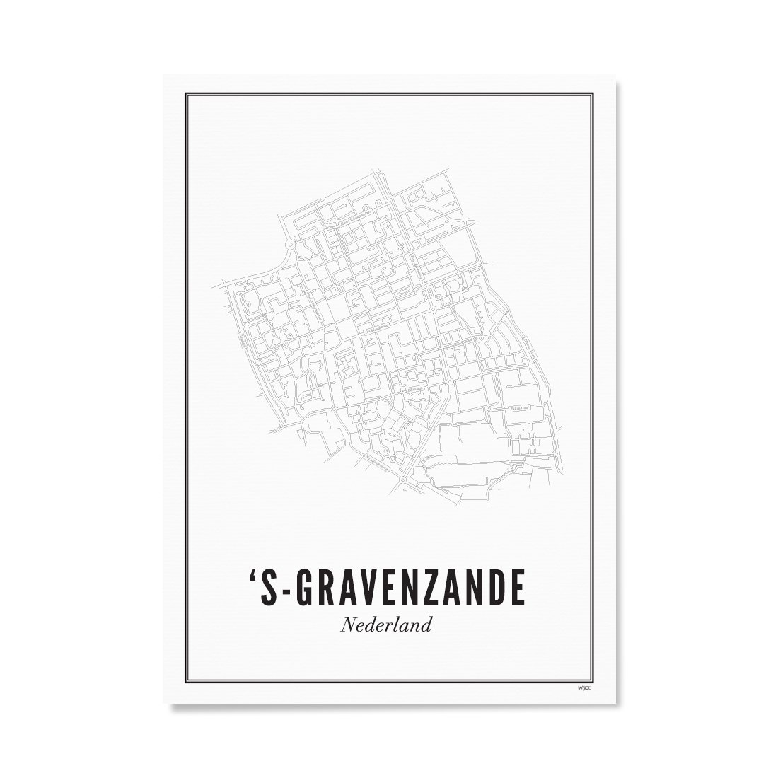 Poster of 's-Gravenzande - City | WIJCK.